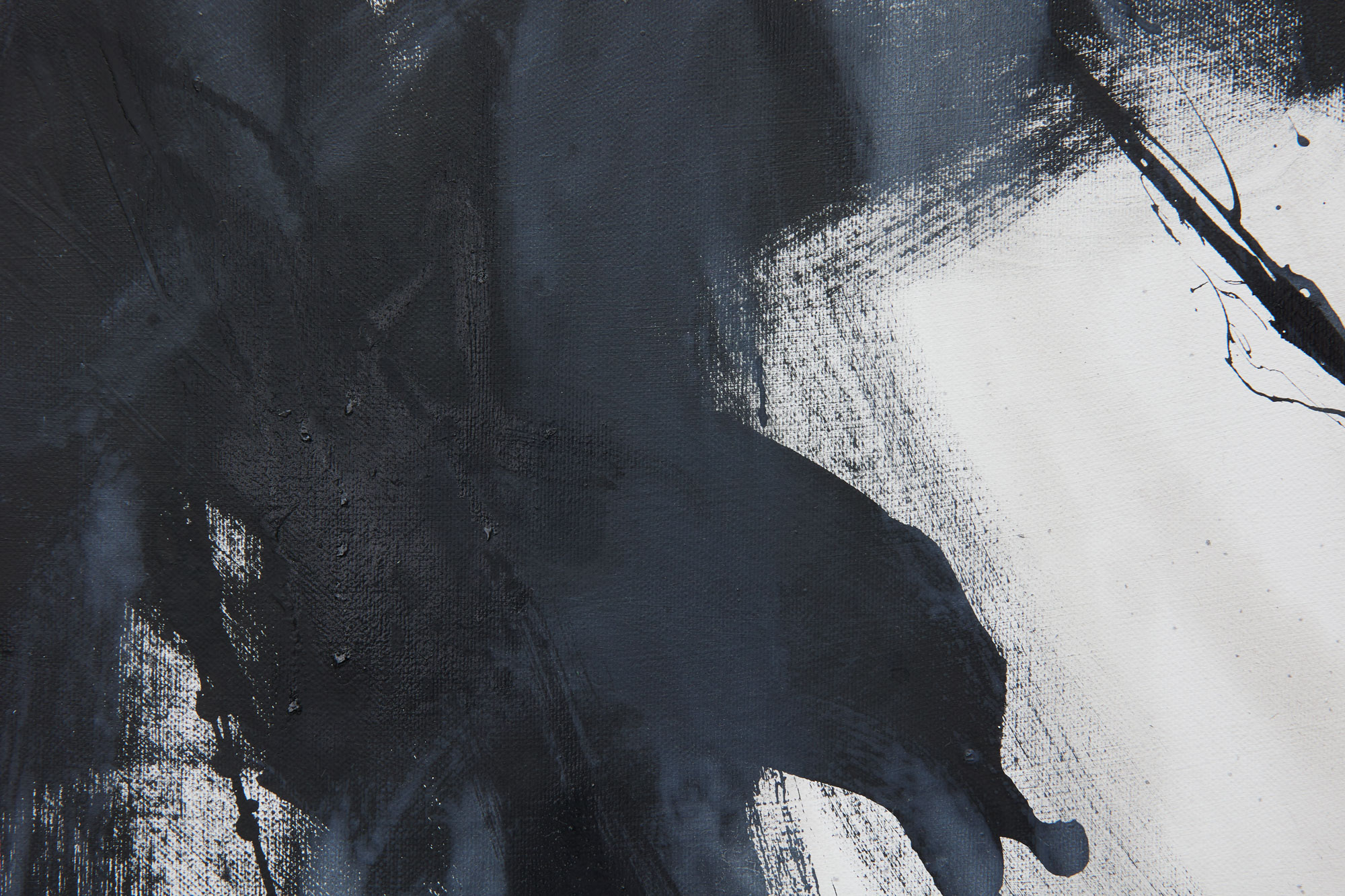 'Resonance' - detail of abstract oil painting by emerging artist Tracy McBride